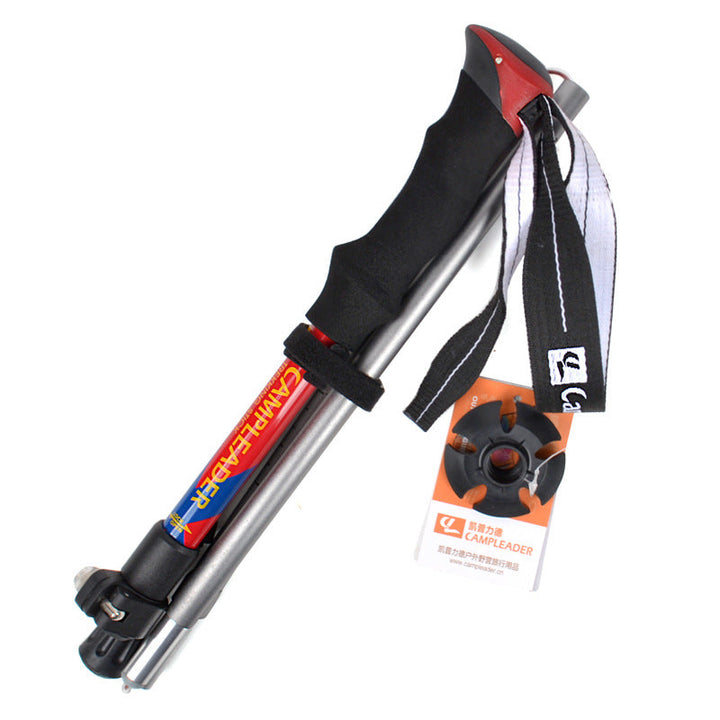 Discover the Ultimate Outdoor Companion: The Outdoor Lightweight Outer Lock 5-section Folding Trekking Pole