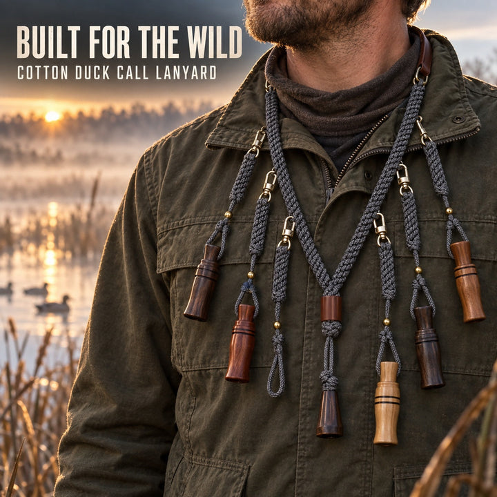 Enhance Your Hunting Game with the Ultimate Camouflage Duck Call Lanyard